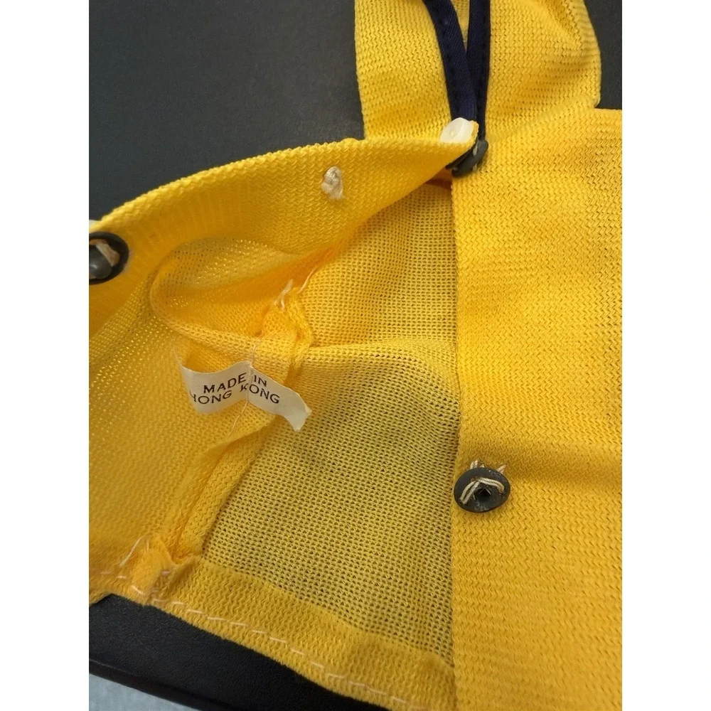 Vintage Skipper Doll Yellow Hooded Raincoat Coat Hong Kong Tagged Mattel